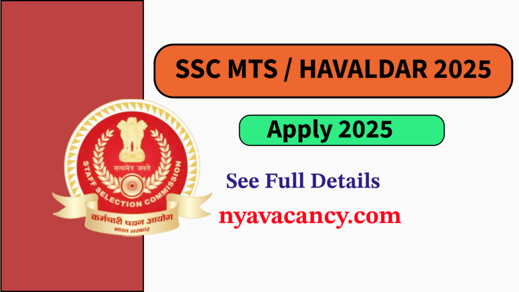 Multi-Tasking (Non-Technical) Staff and Havaldar (CBIC & CBN)Examination, 2025